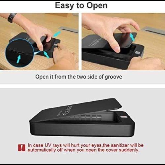 UV Multifunction Sterilizer Sanitizer Portable Black Box - Picture 8 of 9